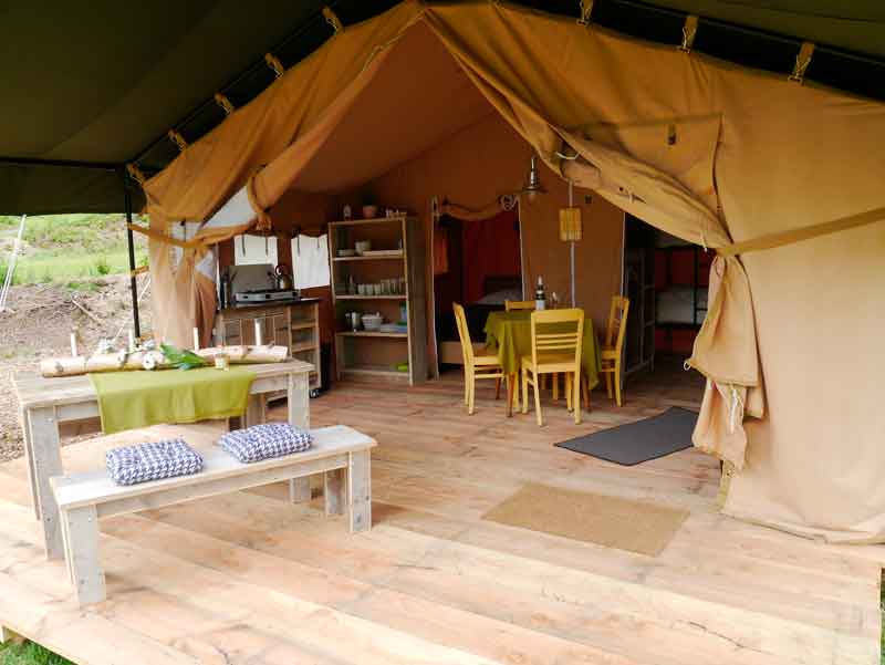 klauw vlees lijden Ingerichte tent huren Duitsland - GlampingCamping