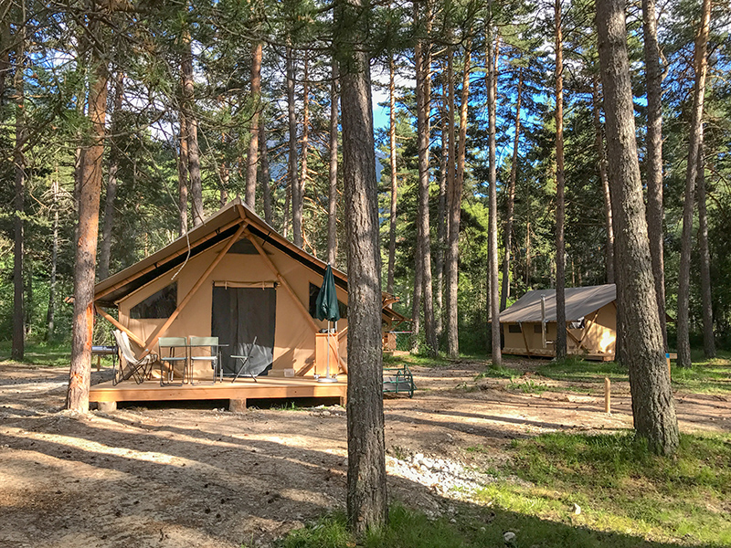 Glamping Camping Huttopia La Clarée