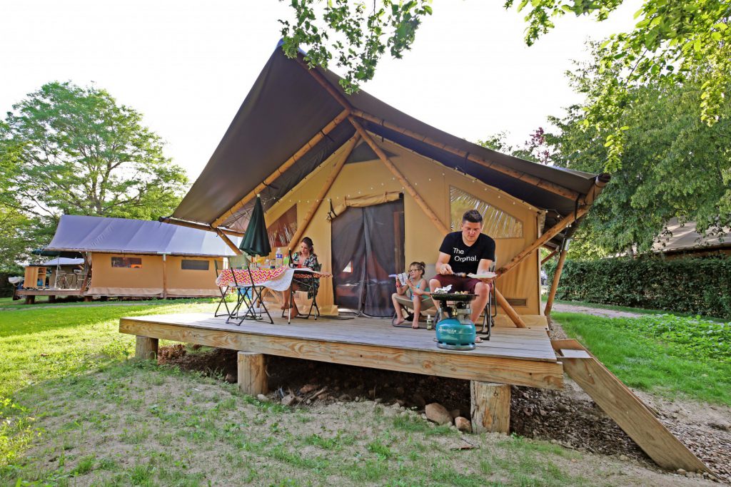 Glamping Camping Huttopia Etang de Fouché